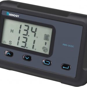 Renogy Monitoring Screen for 12V 30/50A DC MPPT on-Board Battery Charger, Flush-Mount with Backlit LCD, Real-time Tracking