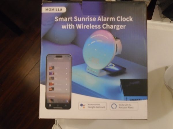 Sunrise Alarm Clock Wireless Charging, Alexa & App Controlled Smart Alarm Clock, Wake up Light for Heavy Sleepers Kids, Sunset Lamp Reveil Matin for Bedrooms w/ 11 Light Effects 15 Sounds - Image 4