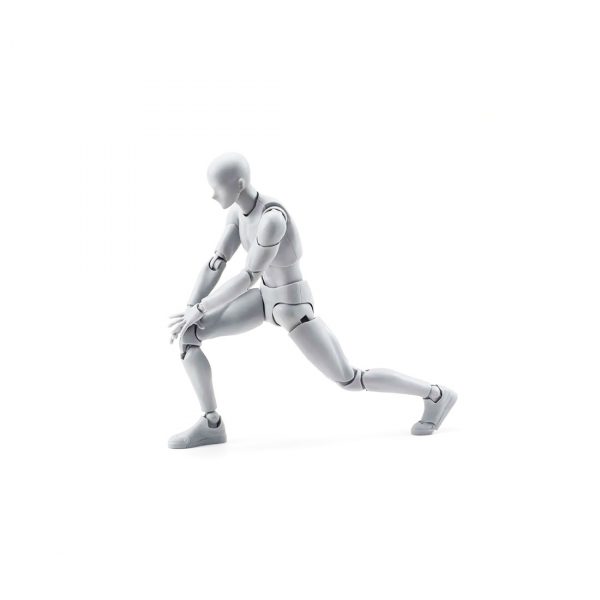 Bandai - Figurine S.H.Figuarts - Body Kun (Male) DX Set Grey Color Version - 4549660040880 - Image 2