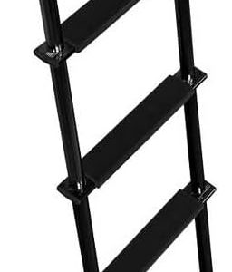Stromberg Carlson LA-460B 60 inch Black Bunk Ladder with Hook Retainer and Extrusions
