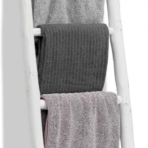 FUIN Fully Assembled 6ft Wood Blanket Ladder