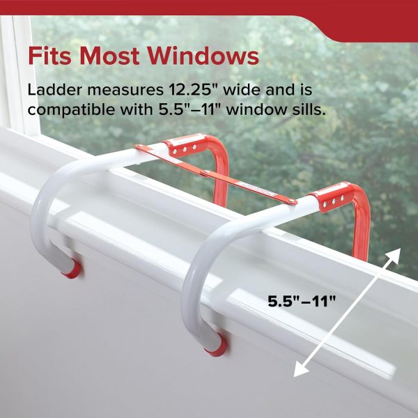 Kidde 468193 Kl-2S Two-Story Fire Escape Ladder with Anti-Slip Rungs, 13-Foot - Image 3